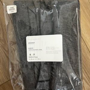 Pottery Barn Emery Charcoal Blackout Grommet Curtain